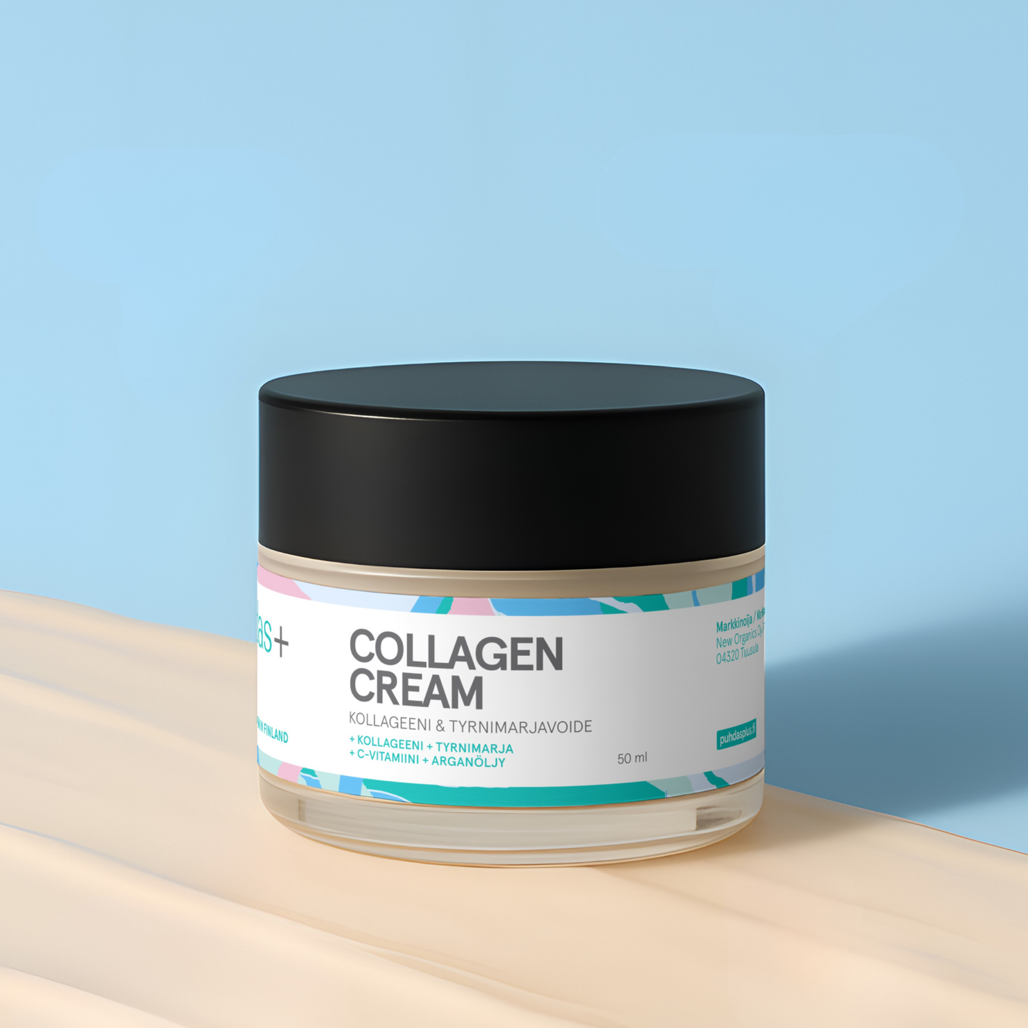 Collagen Face Cream | 50 ml | With Hydrolyzed Collagen, Vitamin C & Sea Buckthorn