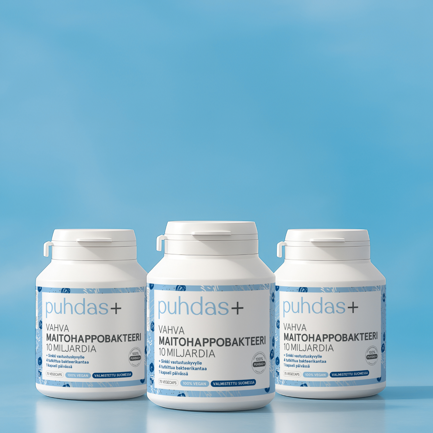 Strong Probiotics 10 Billion CFU | With Zinc | 75 Vegan Capsules