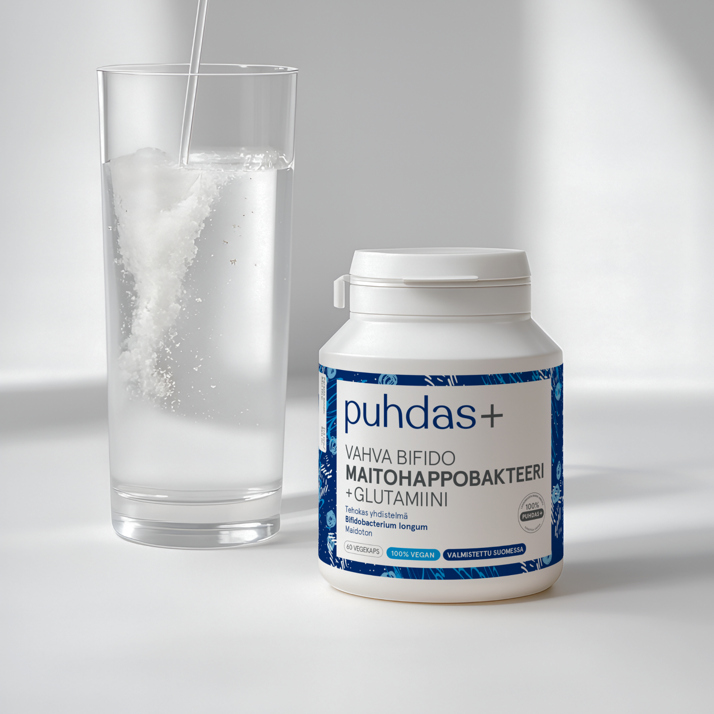 Strong Bifido Probiotics with L-Glutamine | 60 Vegan Capsules