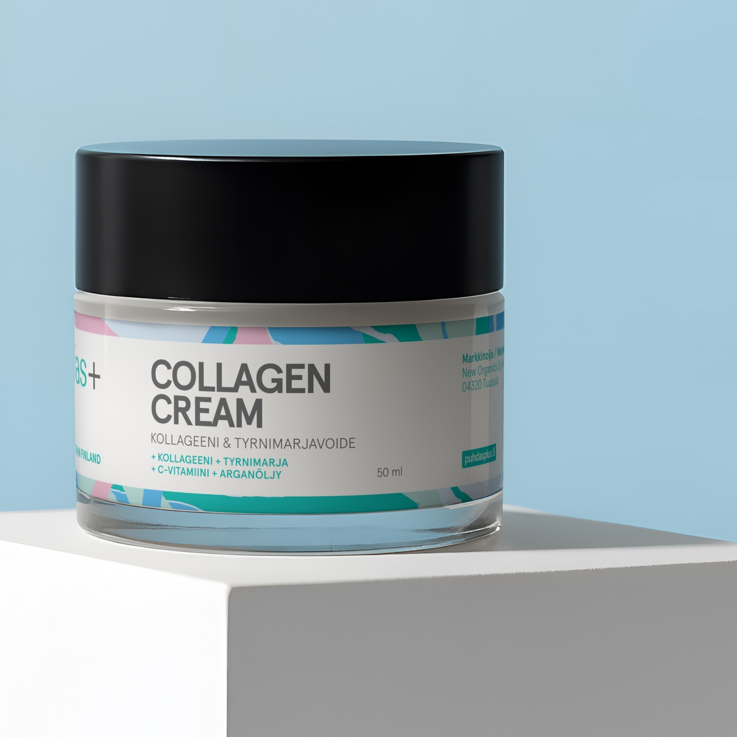Collagen Face Cream | 50 ml | With Hydrolyzed Collagen, Vitamin C & Sea Buckthorn
