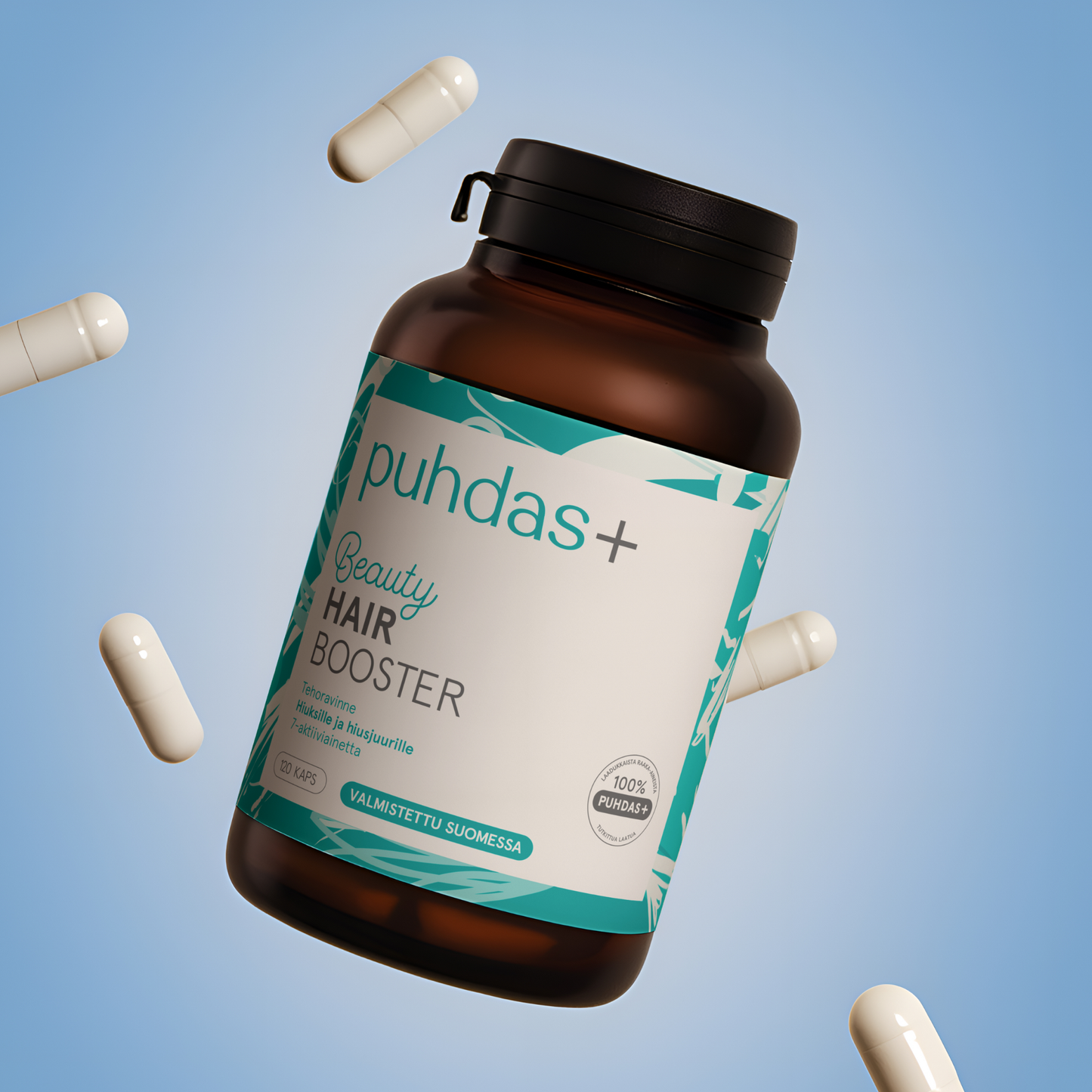 Hair Booster Capsules | High-Strength Hair Vitamin Complex | 120 Capsules