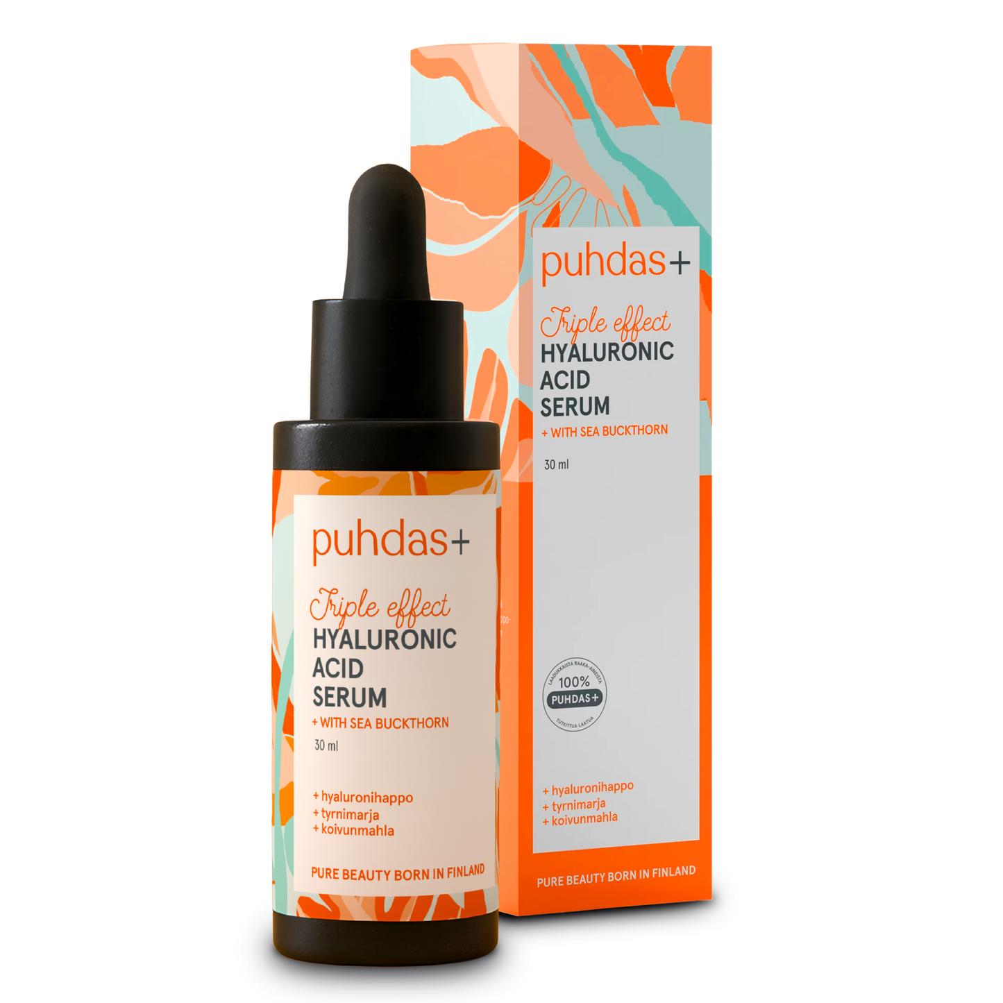 Hyaluronic Acid Face Serum | 30 ml | Triple-Action Hyaluronic Acid with Sea Buckthorn