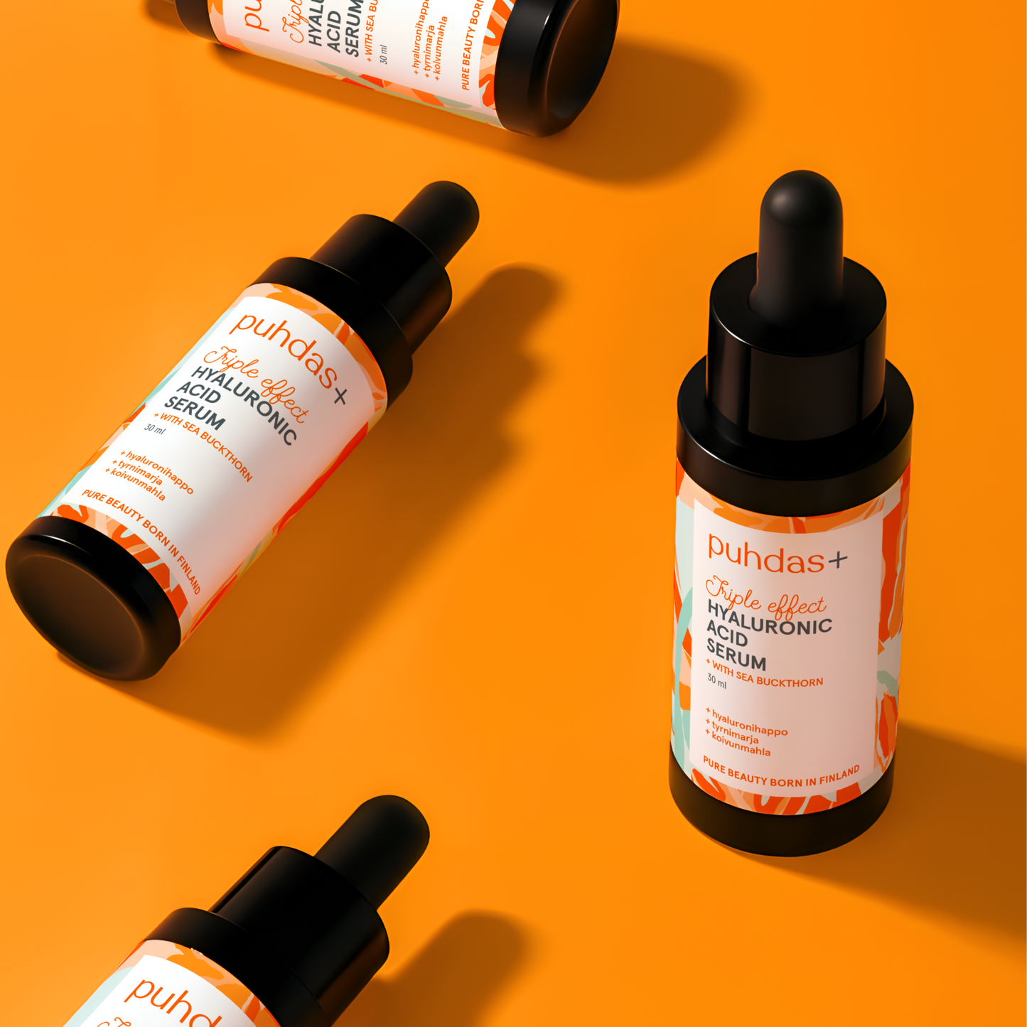 Hyaluronic Acid Face Serum | 30 ml | Triple-Action Hyaluronic Acid with Sea Buckthorn