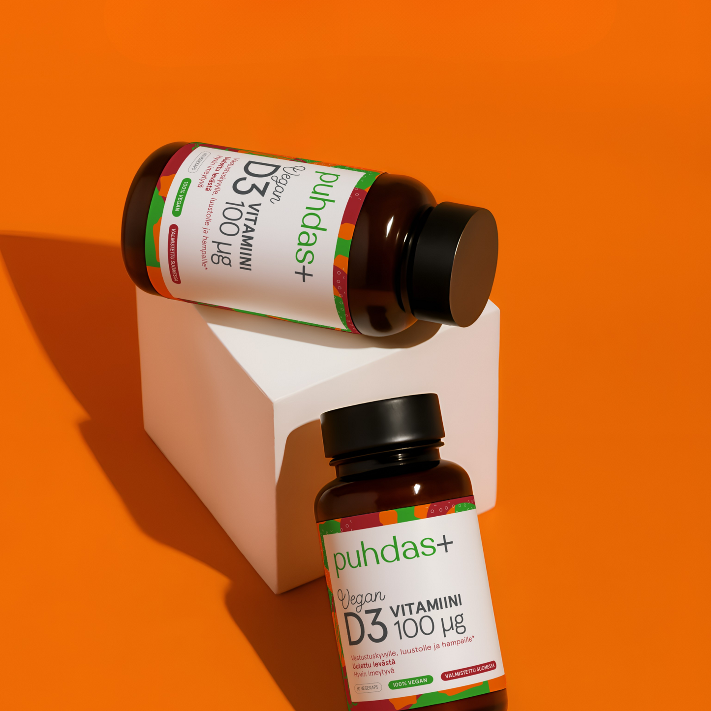 Vegan Vitamin D3 4000 IU | 100 µg | High-Strength Vitamin D3 from Lichen | 60 Capsules